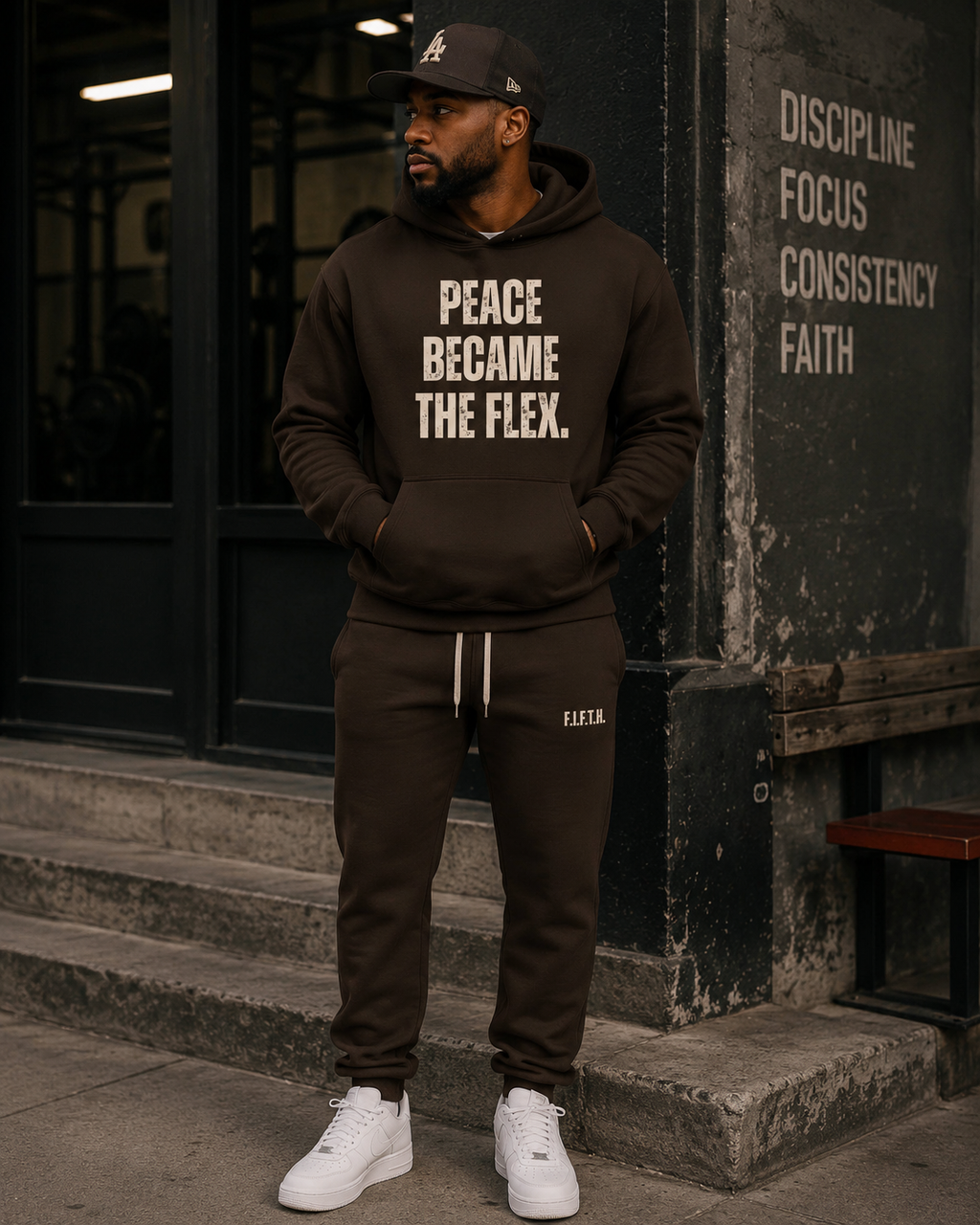 Peace Became the Flex Hoodie