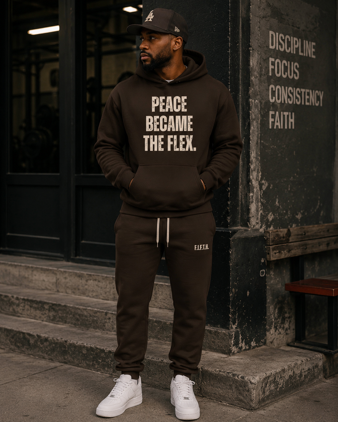 Peace Became the Flex Hoodie