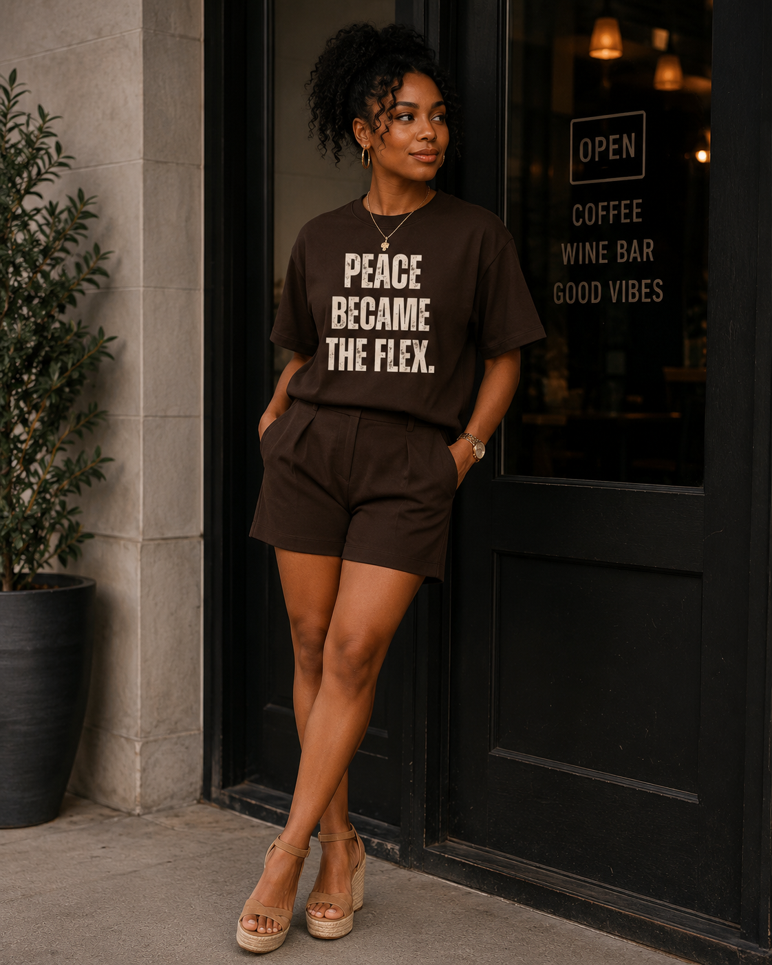 Peace Became the Flex Tee