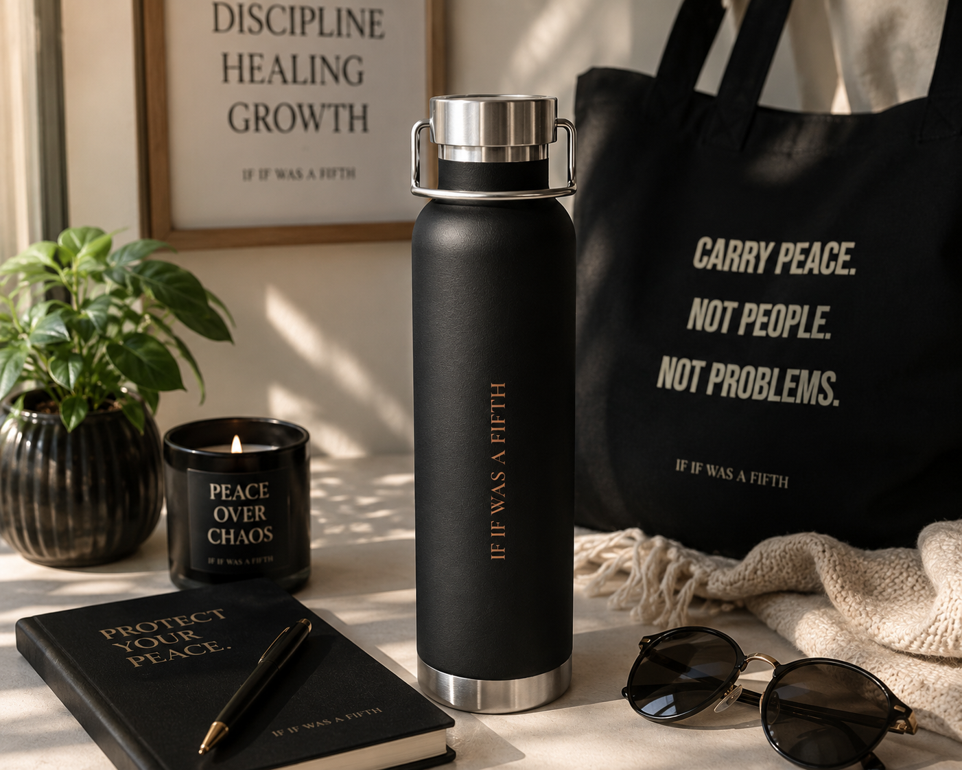 F.I.F.T.H. Signature Copper Vacuum Insulated Bottle